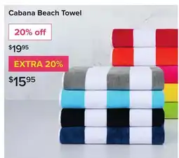 Linen Chest Cabana Beach Towel offer