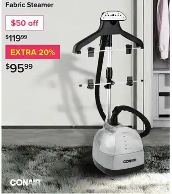 Linen Chest CONAIR Fabric Steamer offer