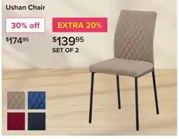 Linen Chest Ushan Chair offer