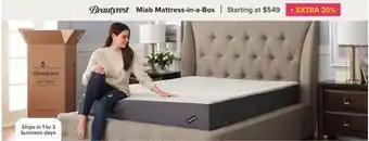 Linen Chest Miab Mattress-in-a-Box offer