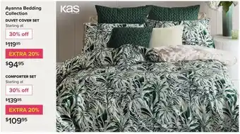 Linen Chest Ayanna Bedding Collection DUVET COVER SET offer