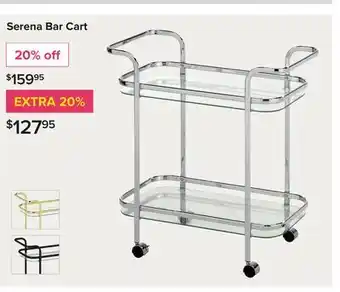 Linen Chest Serena Bar Cart offer