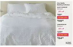 Linen Chest Chic Waffle Bedding Collection offer