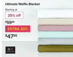 Linen Chest Ultimate Waffl e Blanket offer