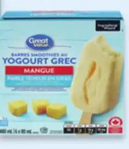 Walmart Great Value Smoothie Yogurt Bars offer