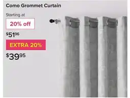 Linen Chest Como Grommet Curtain offer