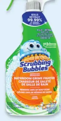 Walmart Scrubbing Bubbles Disinfectant Bathroom Grime Fighter Trigger 946 mL or Aerosol 62 g offer