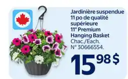 Walmart 11 Premium Hanging Basket offer
