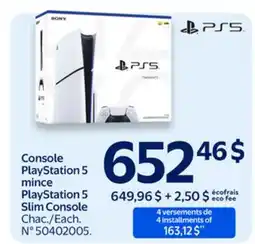 Walmart PlayStation 5 Slim Console offer
