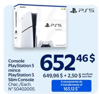 Walmart PlayStation 5 Slim Console offer