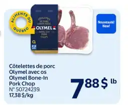 Walmart Olymel Bone-In Pork Chop offer