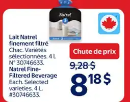 Walmart Natrel Fine Filtered Beverage offer