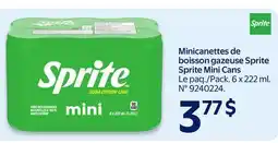 Walmart Sprite Mini Cans Pop offer