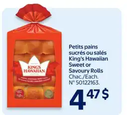 Walmart King's Hawaiian Sweet Rolls offer