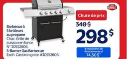 Walmart 5•Burner Gas Barbecue offer