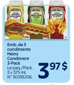 Walmart Heinz Condiments 3-Pack offer