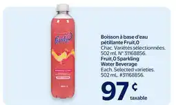 Walmart Fruit20 Sparkling Water Beverage offer