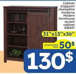 Rossy Modern farmhouse accent cabinet offer