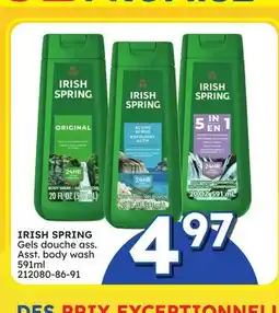 Rossy IRISH SPRING Body Wash offer