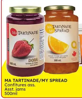Rossy MA TARTINADE/MY SPREAD Asst. jams offer