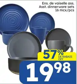 Rossy Asst. dinnerware sets offer