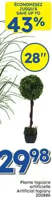 Rossy Plante topiaire artificielle offer