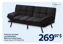 Walmart Memory Foam Futon offer
