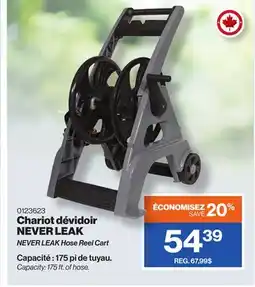 Patrick Morin NEVER LEAK Hose Reel Cart offer