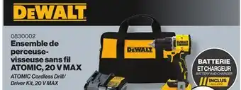 Patrick Morin DEWALT ATOMIC Cordless Drill/ Driver Kit, 20 V MAX offer