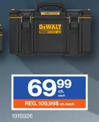 Patrick Morin DEWALT TOOL BOXES offer