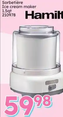 Rossy Ice cream maker offer
