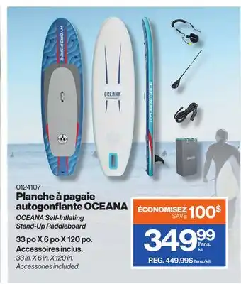 Patrick Morin OCEANA Self-Inflating Stand-Up Paddleboard offer
