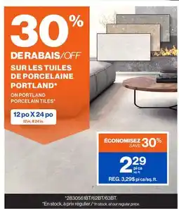 Patrick Morin PORTLAND PORCELAIN TILES offer