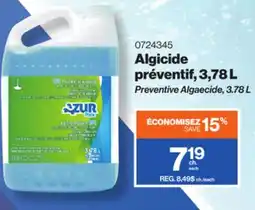 Patrick Morin Preventive Algaecide, 3.78 L offer