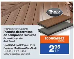 Patrick Morin Grooved Composite Deck Board offer
