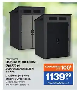 Patrick Morin MODERNIST Shed, 6 ft. X 5 ft offer