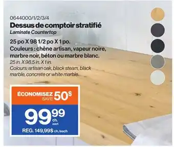 Patrick Morin Laminate Countertop offer