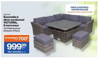 Patrick Morin VICTORIA Sectional Dining Set, 6 Pieces offer