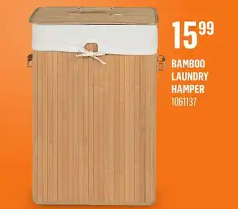 Canac Bamboo Laundry Hamper offer