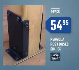 Canac Pergola Post Bases offer