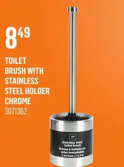 Canac Toilet Brush with Stainless Steel Holder Chrome offer