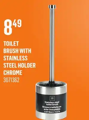 Canac Toilet Brush with Stainless Steel Holder Chrome offer