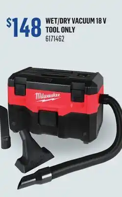 Canac Wet/Dry Vacuum 18 V Tool Only offer