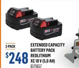Canac Extended Capacity Battery Pack REDLITHIUM XC 18 V (5,0 Ah) offer