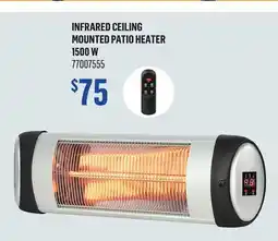 Canac Infrared Ceiling Mounted Patio Heater 1500 W offer