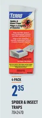 Canac Spider & Insect Traps offer