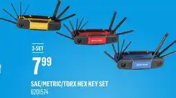 Canac SAE/Metric/Torx Hex Key Set offer