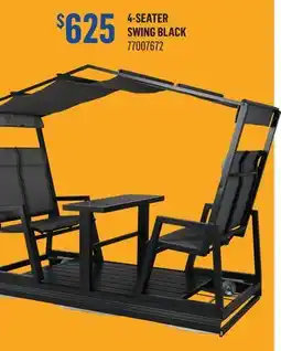 Canac 4-seater Swing black offer