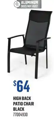 Canac High Back Patio Chair offer