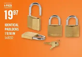 Canac Identical Padlocks 1 9/16 in offer